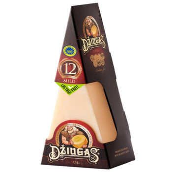 Сир Твердий без Лактози Джюгас (12 місяці), Dziugas Hard Cheese Lactose Free, 180 г