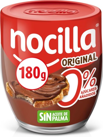 Шоколадна паста без Цукру та Пальмової Олії Nocilla Original 0%, 180 г