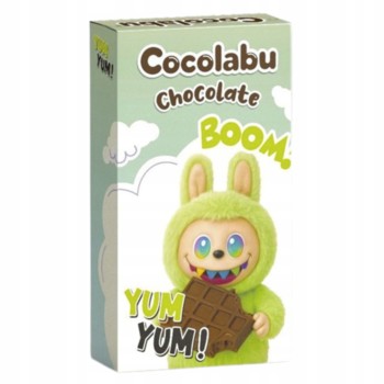 Шоколад Лабубу Labubu Cocolabu Chocolate Boom Green (Зелений) , 70 г