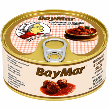 Фрикадельки з Лосося в Томатному Соусі Bay Mar Salmon Fishballs, 240 г