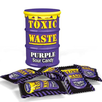 Цукерки Супер Кислі Toxic Waste Purple Sour Candy 42 г