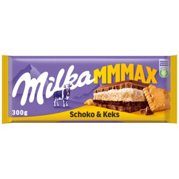 Шоколад Milka Schoko & Keks  300 г