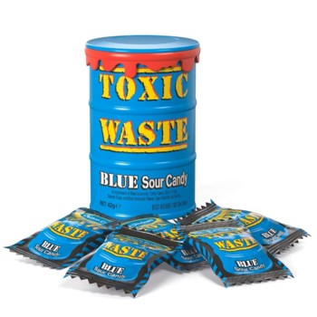Цукерки Супер Кислі Toxic Waste Blue Sour Candy 42 г