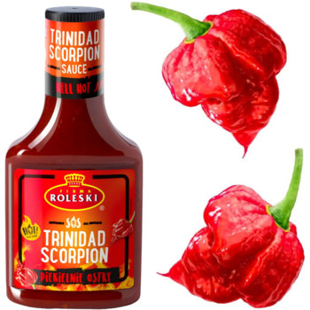 Соус "Пекельно Гострий" з Перцем Трінідат Скорпіон Roleski Sos Trinidad Scorpion  340г