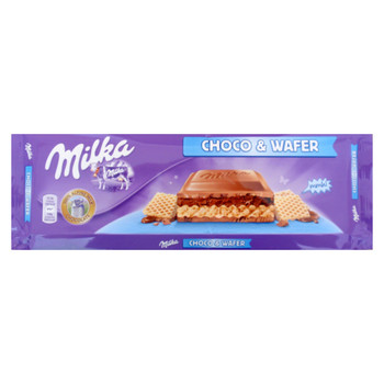 Шоколад Milka Schoko & Wafer , 300 г