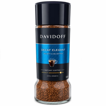 Кава розчинна Без Кофеїну Davidoff Decaf Elegant 100% Aradica 100г