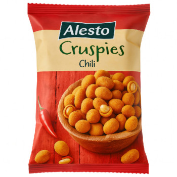 Арахіс в Хрусткому клярі з перцем Чилі Alesto Cruspies Chili 200 г