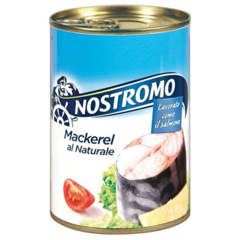 Макрель Консервована Шматками у власному соці Nostromo Mackerel al Naturale 425г