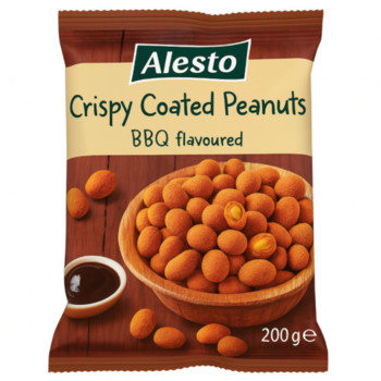 Арахіс в Хрусткому клярі Барбекю Alesto Crispy BBQ Flavour 200 г