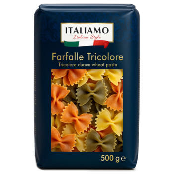 Italiamo Farfalle Tricolore 500 г