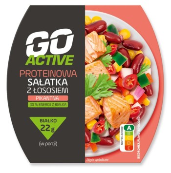 GO Active Proteinowa Salatka z Lososiem Pikantna 160 г