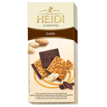 Шоколад Чорний  HEIDI Florentine Dark 100г