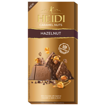 Шоколад  HEIDI Caramel Nuts Hazelnuts 80г