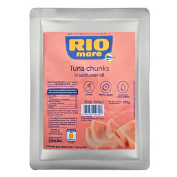 Тунець в Олії Rio mare Tuna Chunks in Sunflower oil 500 г