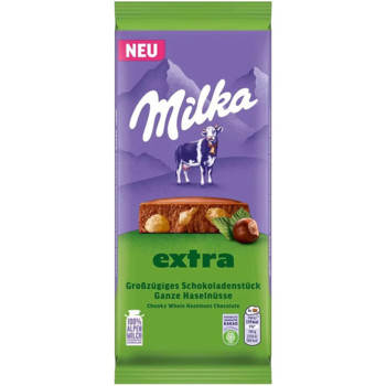 Шоколад Milka Extra Ganze Haselnusse 150 г