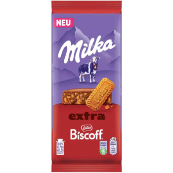 Шоколад Milka Extra Lotus Biscoff 150 г