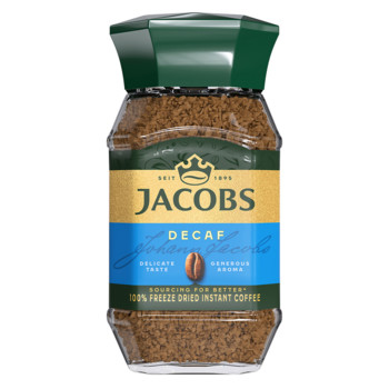Кава Розчинна Без Кофеїну Jacobs Decaf 100 г