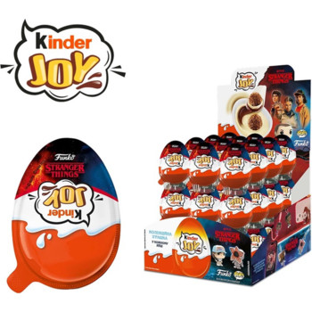 Упаковка Kinder JOY Дивні Дива Funko Pop Netflix Stranger Things 24 шт х 20 г