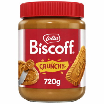 Крем Паста Бесквітно-карамельна XXL з Печивом Lotus Biscoff Spread Crunchy  720 г