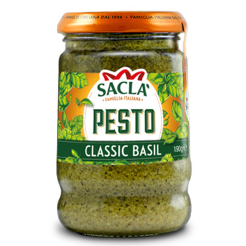 Соус Песто з Базиліком Sacla Pesto Classic Basil 190 г
