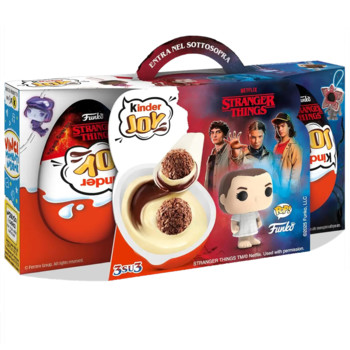 Набір Kinder JOY Дивні Дива Funko Pop Netflix Stranger Things 60 г (3 шт х 20 г)