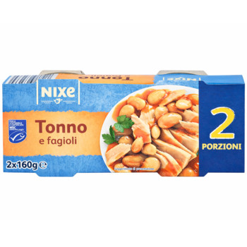 Тунець з Квасолею Nixe Tonno e Fafioli 320 г (2шт х 160г)