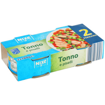 Тунець з Зеленим Горошком Nixe Tonno e Piselli 320 г (2шт х 160г)