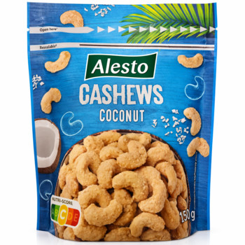 Горіхи Кеш'ю в Кокосовій паніровці Alesto Cashews Coconut 150 г