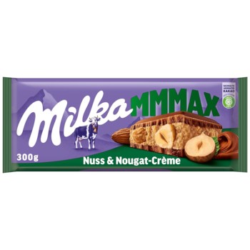 Шоколад Milka Nuss & Nougat-Crème  300 г