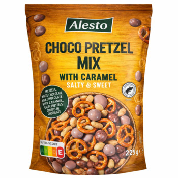 Alesto Choco Pretzel Mix with Caramel 225 г