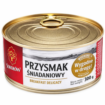 Консерва М'ясна (Свинина) Sokolow Przysmak Sniadaniowy 300г