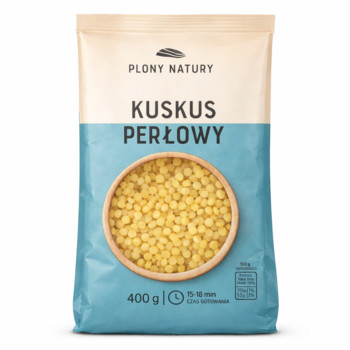 КусКус Крупнозернистий Plony Natury KusKus Perlowy 400г