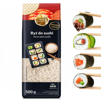 Рис для Суші Asia Flavours Ryz do Sushi 500 г