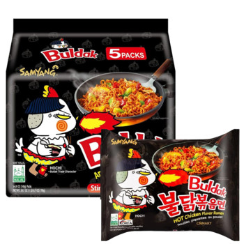 Лапша Рамен Samyang Buldak Hot Chicken Ramen Original  700г (5шт х 140г)