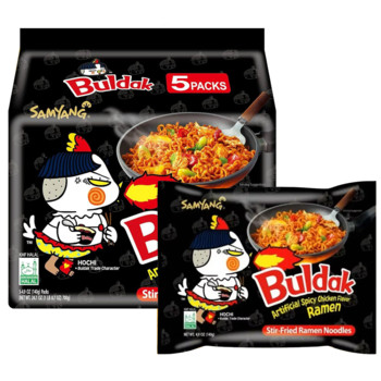 Лапша Рамен Samyang Buldak Hot Chicken Ramen Original  700г (5шт х 140г)