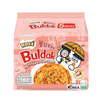 Лапша Рамен  Samyang Buldak Rose 725г (5шт х 145г)