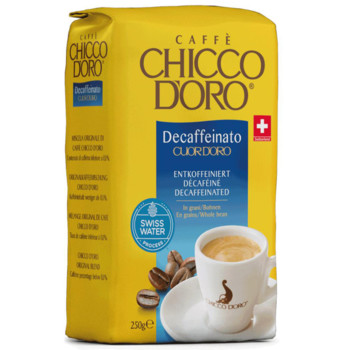 Кава в Зерназ без Кофеїну Chicco D'oro Decaffeinato Cuor D`oro 250 г