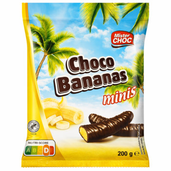 Цукерки Бананове Суфле в Шоколаді Mister Choc Choco Bananas 200 г