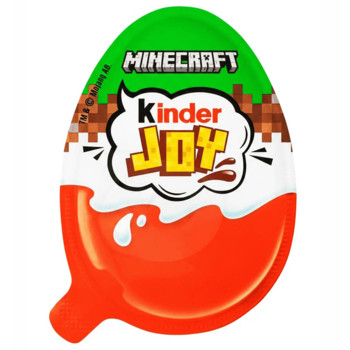 Kinder JOY Minecraft  Шоколадне яйце 20 г