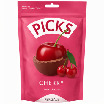 Вишня Сублімований в Молочному Шоколаді Pergale Picks Cherry Milk Cocoa 90 г