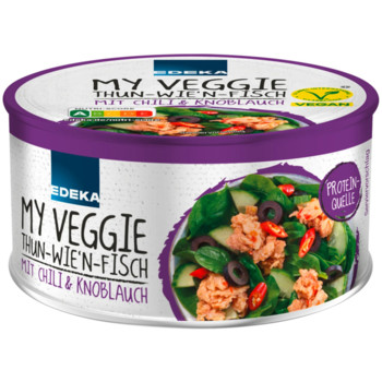 Edeka My Veggie Thun-Wie´n-Fisch mit Chili und Knoblauch 150 г