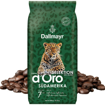 Кава в Зернах Dallmayr Crema d'Oro Selektion das Jahres Sudamerika 1 кг