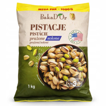 Фісташки Солені Смажені BakaD'Or Pistacje 1 кг