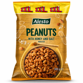 Арахіс з Медом та Сіллю Alesto Peanuts With Honey and Salt 300 г