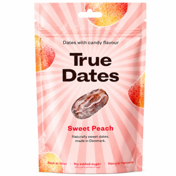 Фініки зі смаком Персика ( без кісточки) True Dates Sweet Peach 100 г
