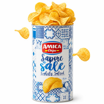 Чипси Слабосолені XXL  Amica Chips Eldorada Lightly Salted (Білі)  325 г