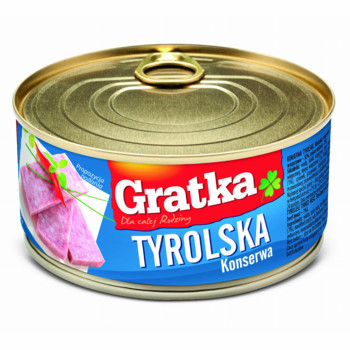 Консерва М'ясна (Свинина) Gratka  Tyrolska Konserwa 300г