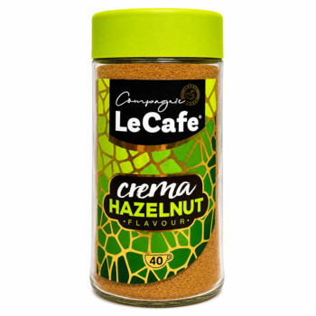 Кава Розчинна з Горіховим смаком Le Cafe Crema Hazelnut flavour 75 г