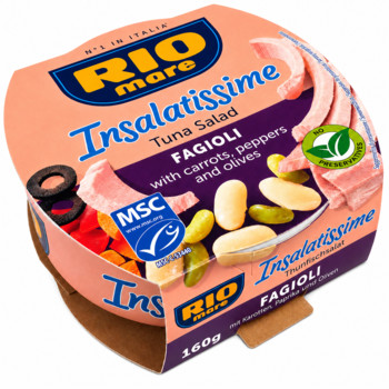 Салат з Тунця RIO mare Insalatissime Fagioli / Beans 160 г