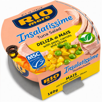 Салат з Тунця RIO mare Insalatissime Delizia di Mais / Corn 160 г